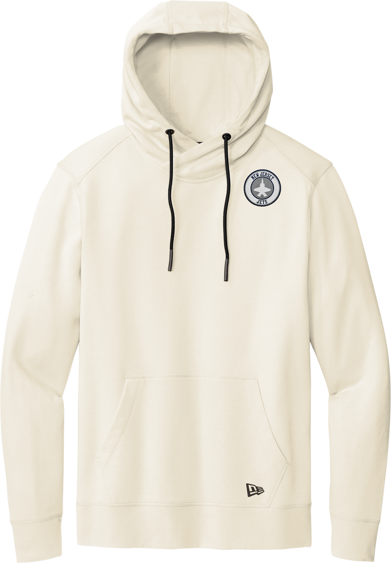 NJ Jets New Era Tri-Blend Fleece Pullover Hoodie