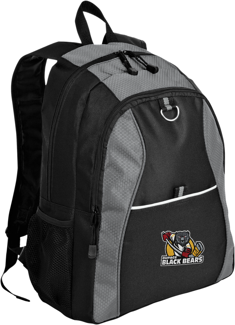 Dupage Black Bears Contrast Honeycomb Backpack