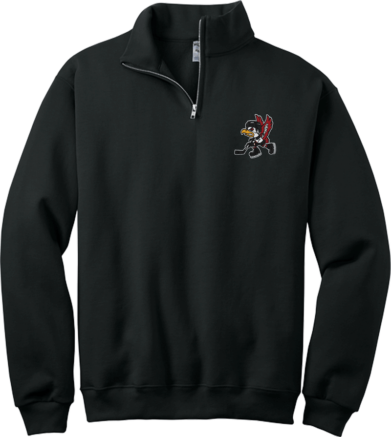 Benet Hockey NuBlend 1/4-Zip Cadet Collar Sweatshirt