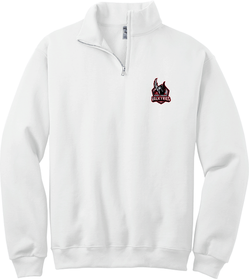 NJ Valkyries NuBlend 1/4-Zip Cadet Collar Sweatshirt