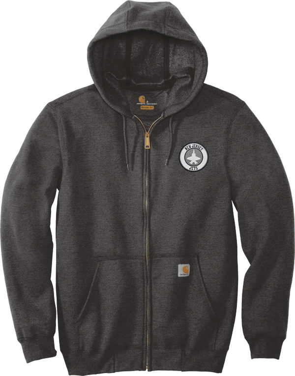 NJ Jets Carhartt Midweight Hooded Zip-Front Sweatshirt