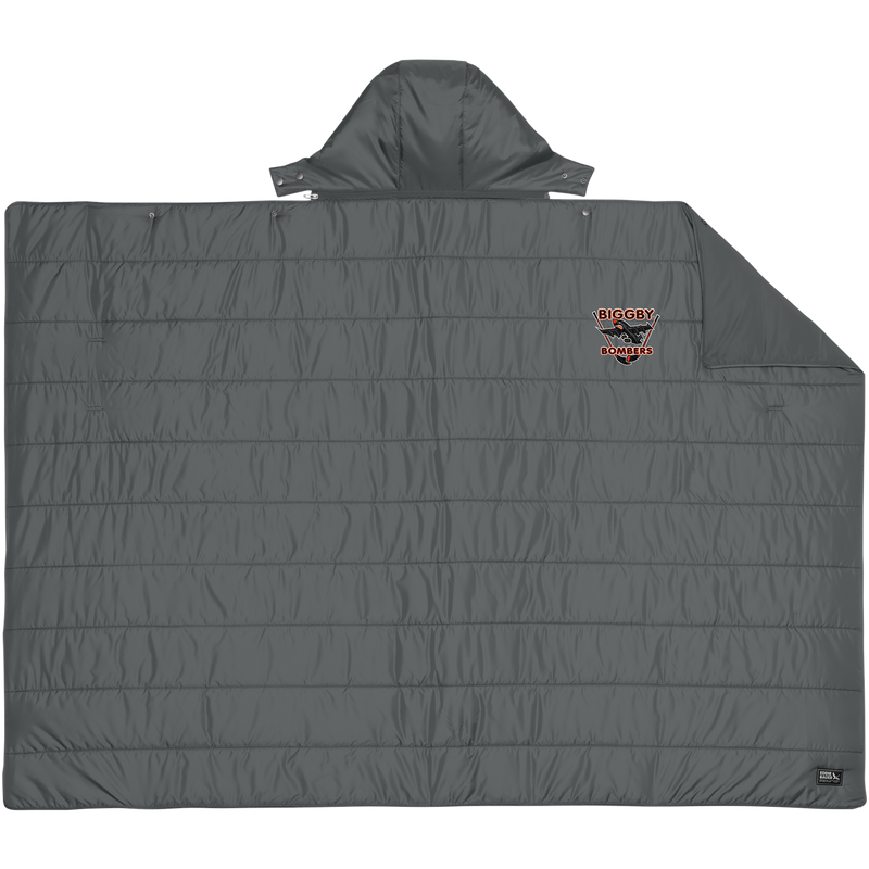 Biggby Bombers Eddie Bauer Puffy Camp Poncho