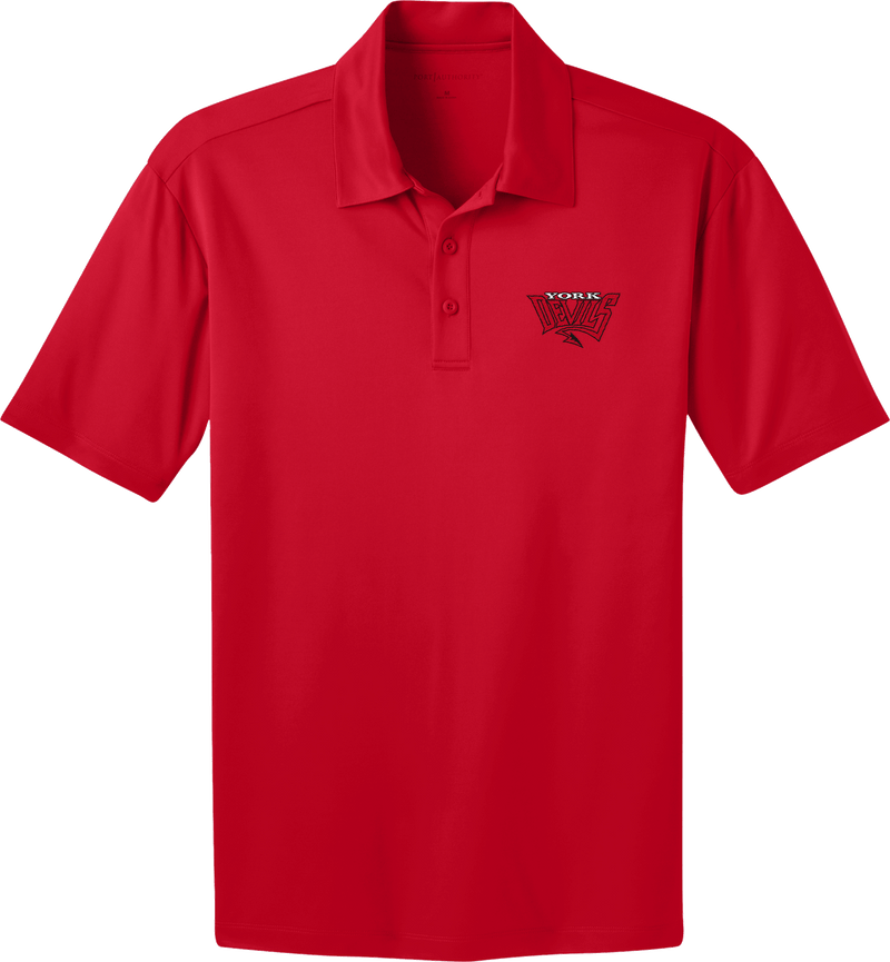 York Devils Adult Silk Touch Performance Polo