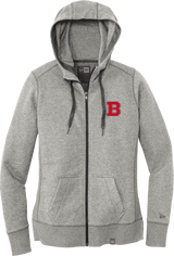 CT Bobcats New Era Ladies French Terry Full-Zip Hoodie