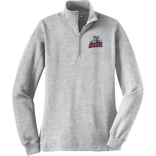 Hartford Jr. Wolfpack Ladies 1/4-Zip Sweatshirt