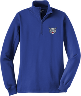 CT Bobcats Ladies 1/4-Zip Sweatshirt