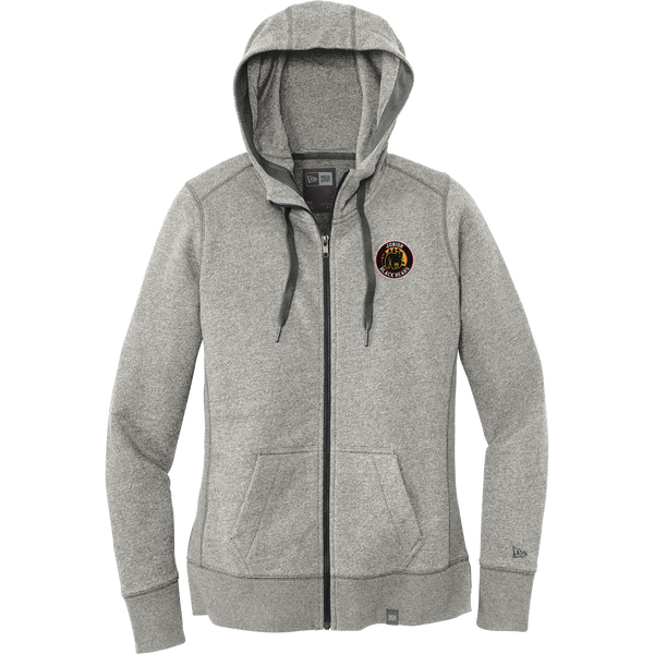 MD Jr. Black Bears New Era Ladies French Terry Full-Zip Hoodie