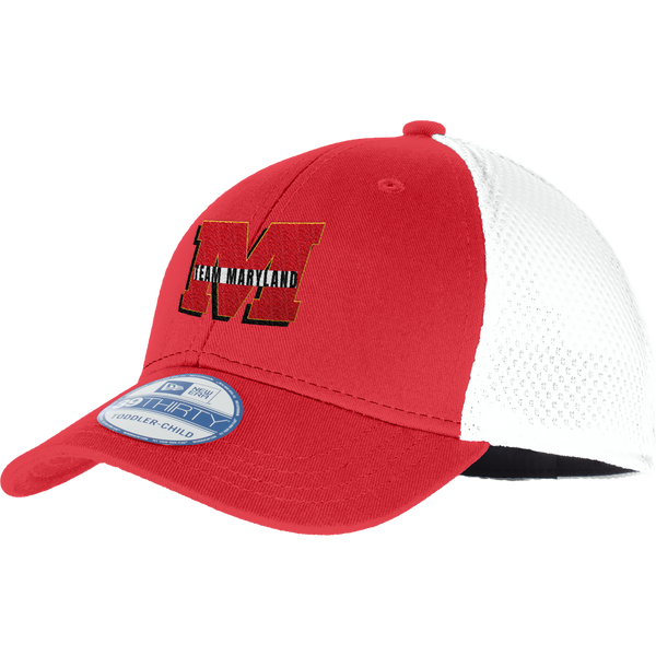 Team Maryland New Era Youth Stretch Mesh Cap