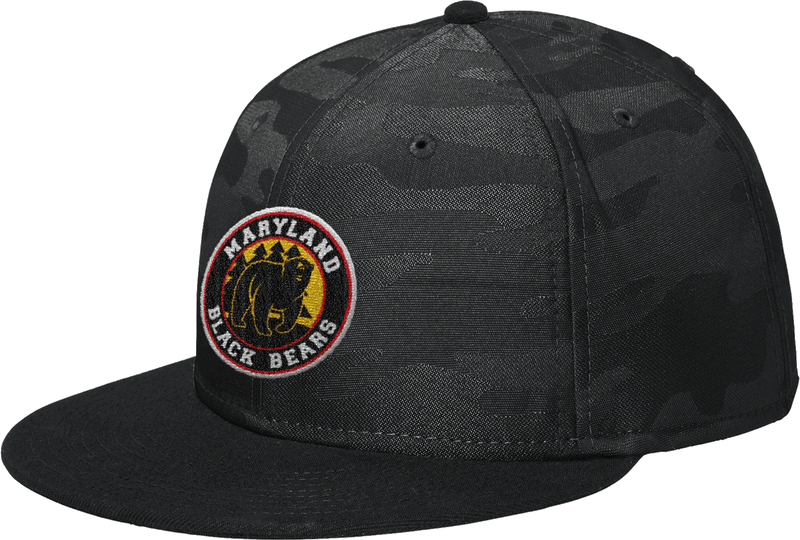 Maryland Black Bears New Era Camo Flat Bill Snapback Cap