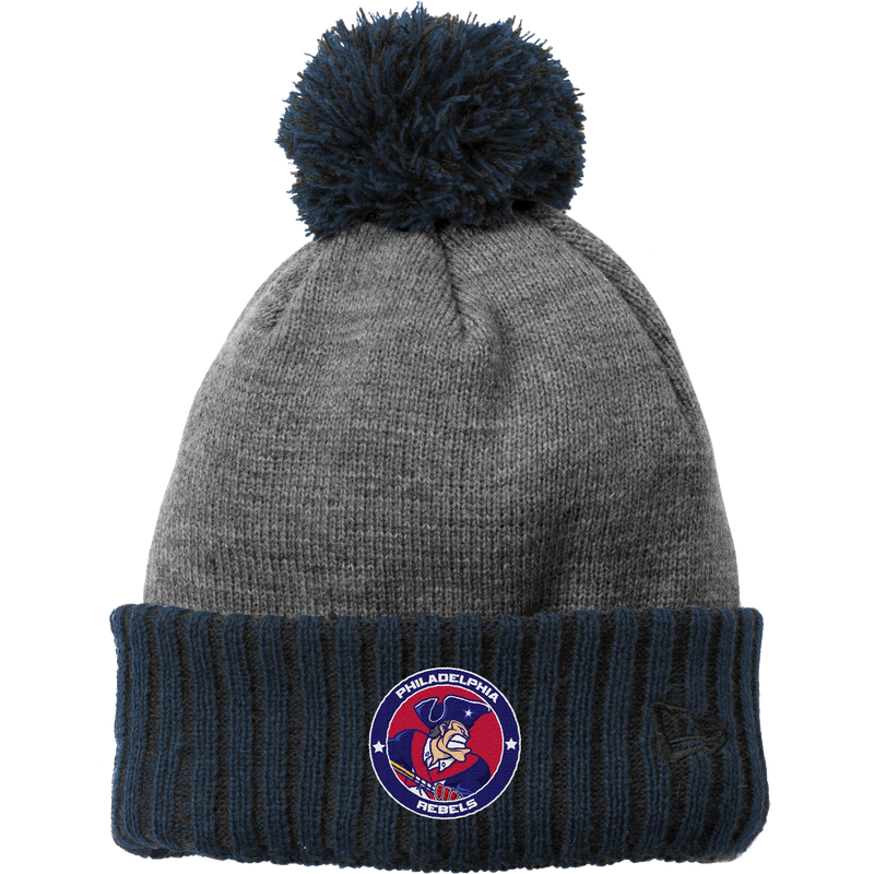 Philadelphia Rebels New Era Colorblock Cuffed Beanie