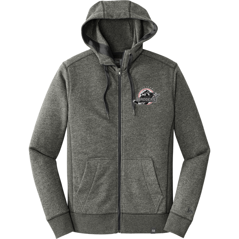 Allegheny Badgers New Era French Terry Full-Zip Hoodie