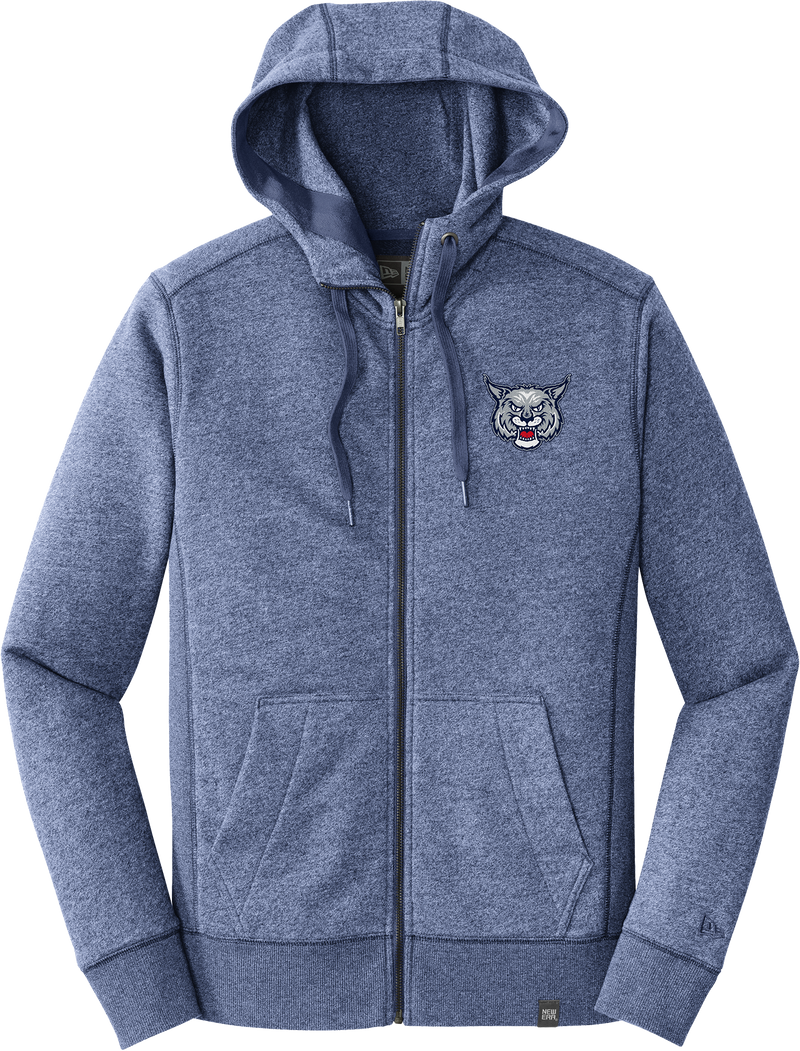 CT Bobcats New Era French Terry Full-Zip Hoodie