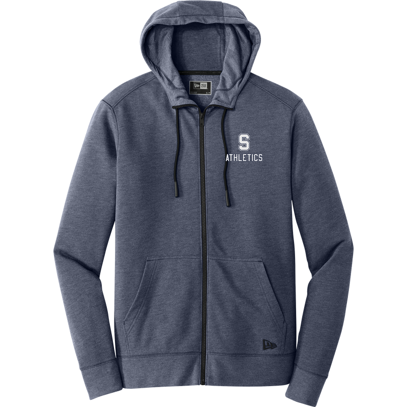 Midd South Athletics New Era Tri-Blend Fleece Full-Zip Hoodie