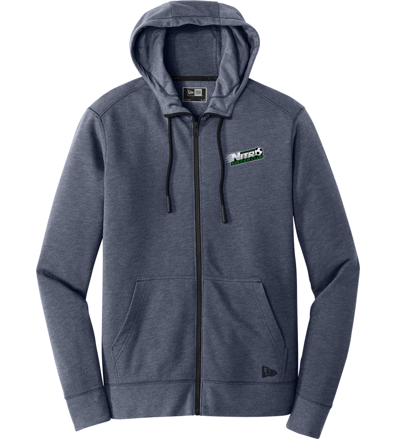 Nitro Soccer New Era Tri-Blend Fleece Full-Zip Hoodie