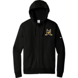 Marlboro Hockey Nike Club Fleece Sleeve Swoosh Full-Zip Hoodie