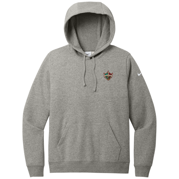 Delaware Ducks Nike Women's Club Fleece Sleeve Swoosh Pullover Hoodie