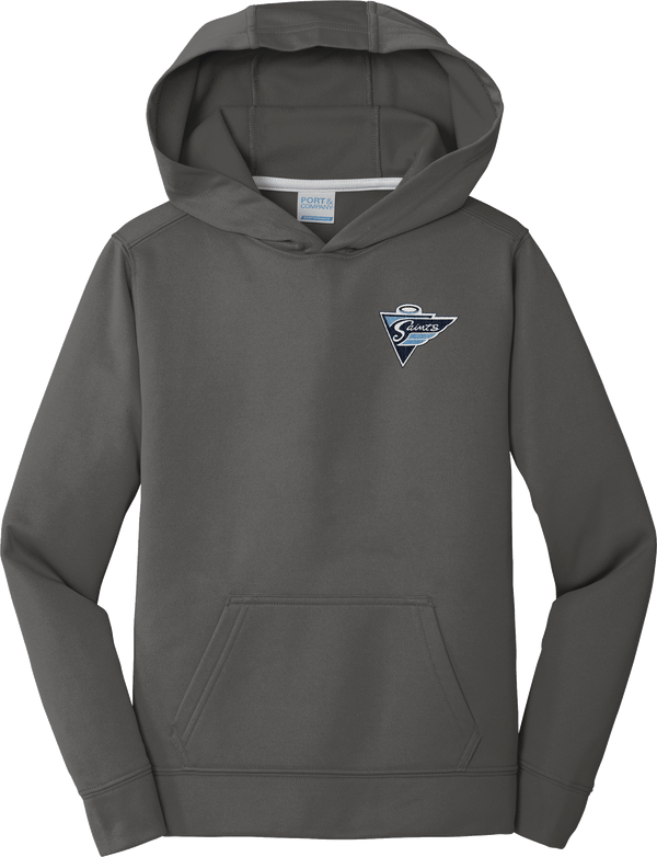 Ramapo Saints Youth Performance Fleece Pullover Hooded Sweatshirt