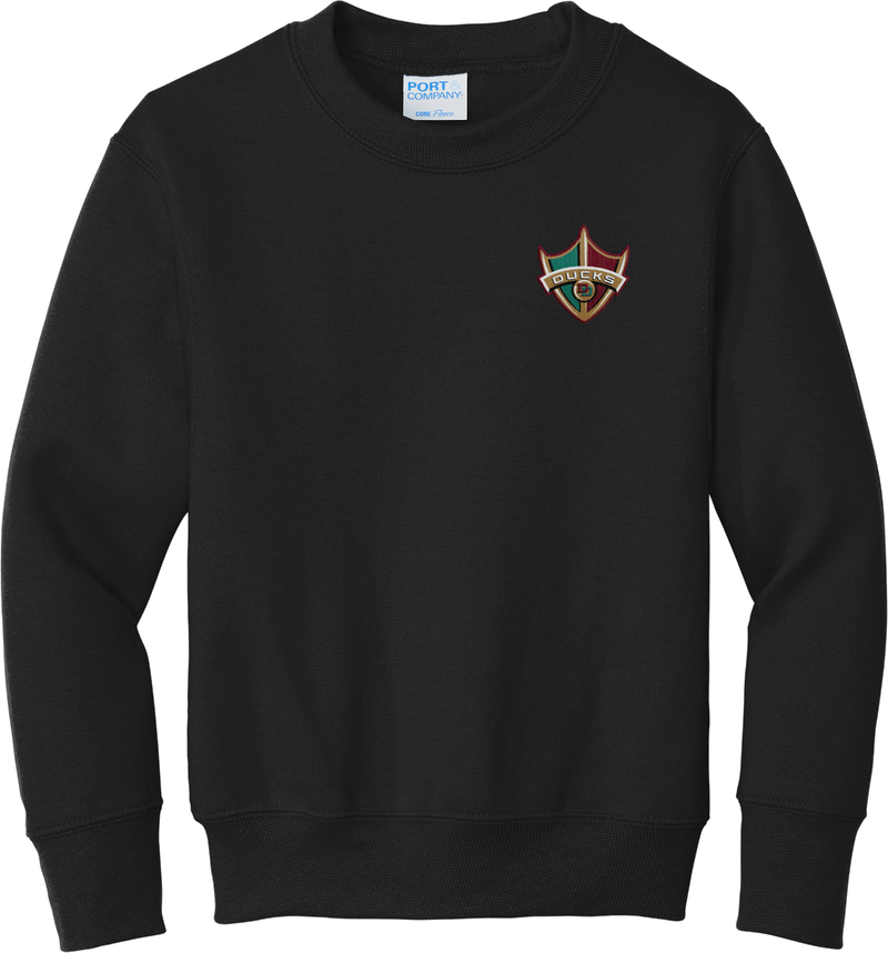 Delaware Ducks Youth Core Fleece Crewneck Sweatshirt