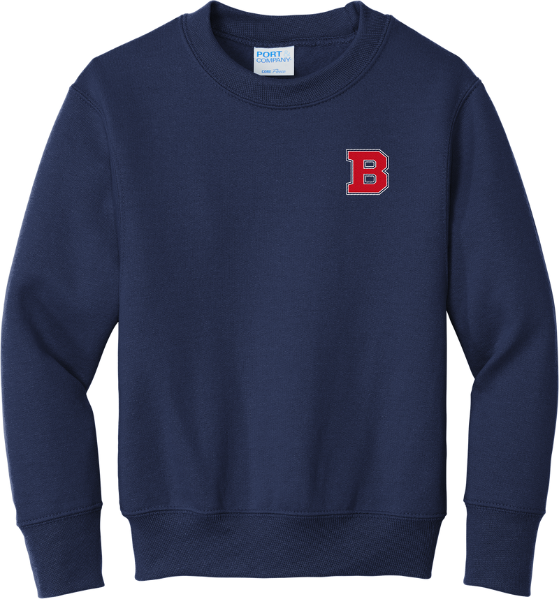 CT Bobcats Youth Core Fleece Crewneck Sweatshirt