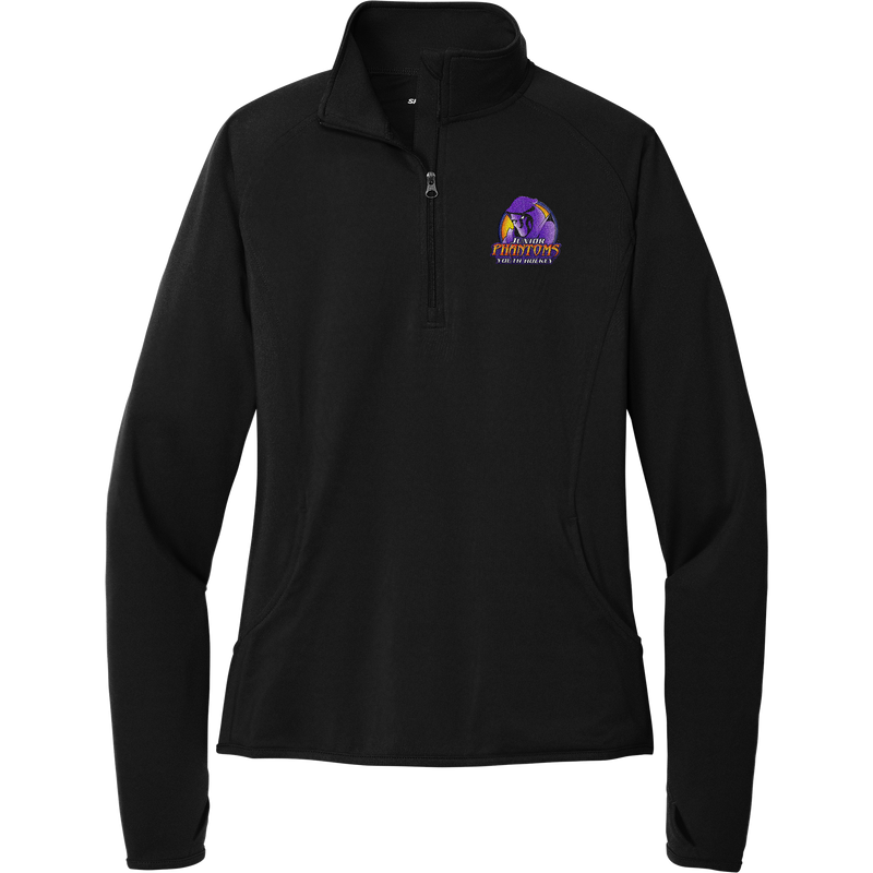 Jr. Phantoms Ladies Sport-Wick Stretch 1/4-Zip Pullover