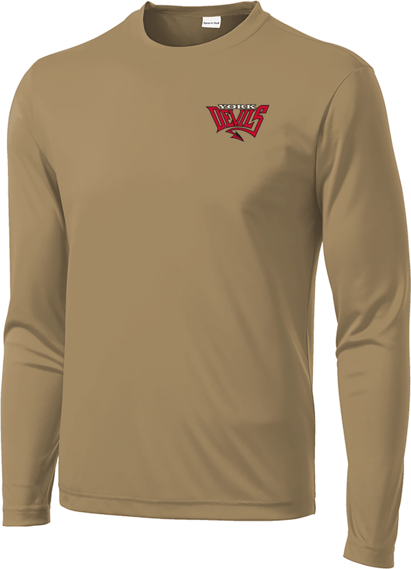 York Devils Long Sleeve PosiCharge Competitor Tee