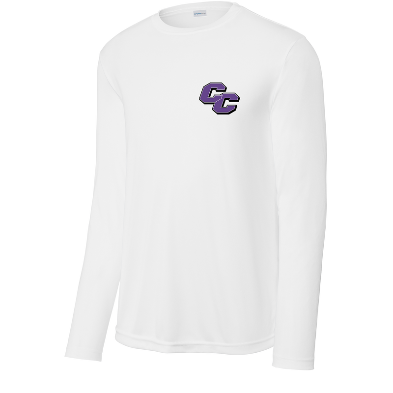 Curry College (Bleed Purple CC) Youth Long Sleeve PosiCharge Competitor Tee