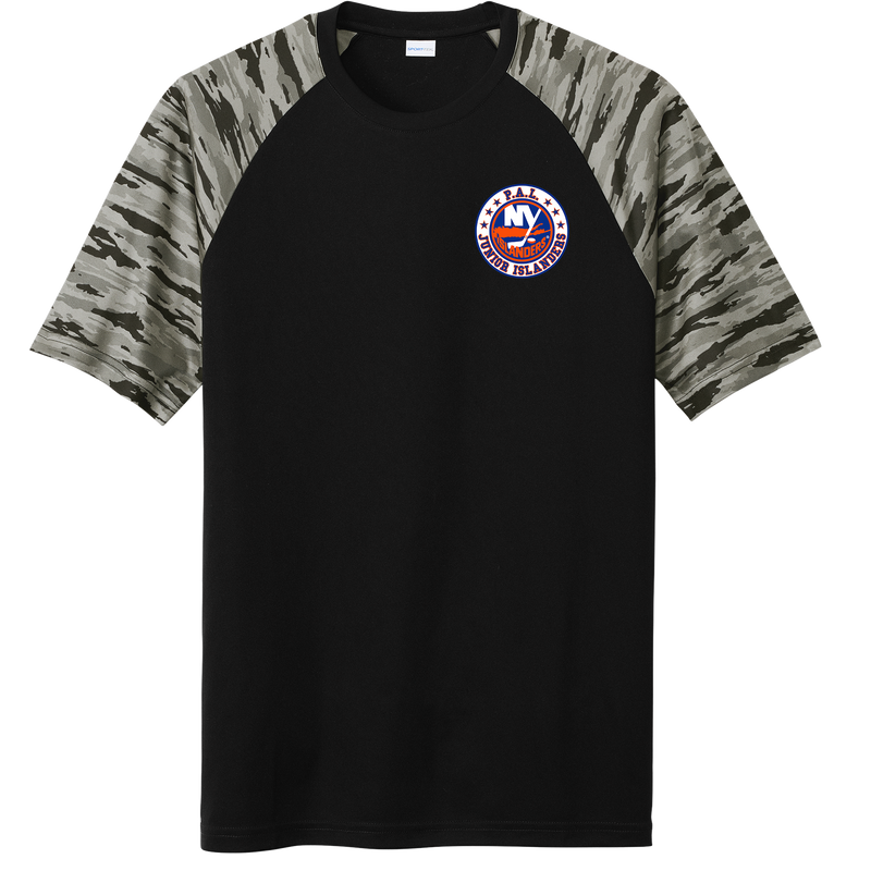 PAL Jr. Islanders Drift Camo Colorblock Tee