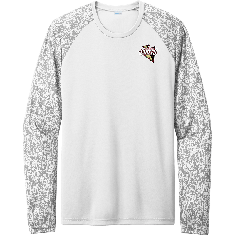 Mercer Chiefs Long Sleeve Digi Camo Tee