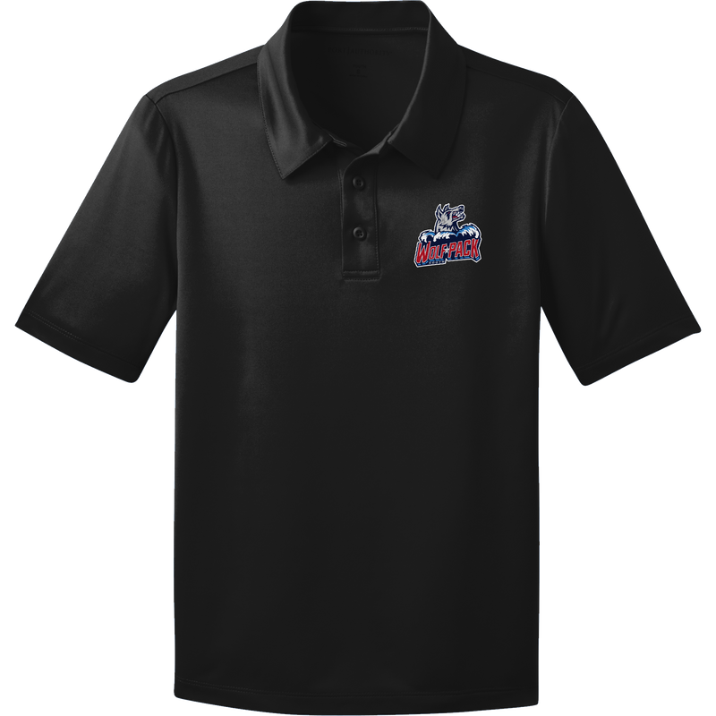 CT Wolfpack South Youth Silk Touch Performance Polo