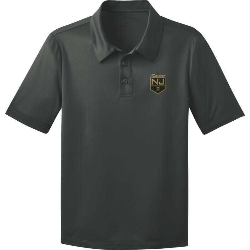 NJ Raiders Youth Silk Touch Performance Polo