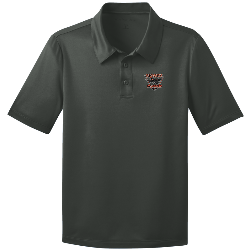 Biggby Bombers Youth Silk Touch Performance Polo