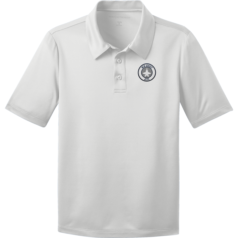 NJ Jets Youth Silk Touch Performance Polo